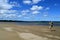 Kitesurfing beach in Efate Island, Vanuatu