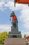 Kitsune fox statue in Fushimi Inari Shrine of Kyoto, Japan