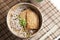 Kitsune soba, Japanese buckwheat noodles with marinated, fried tofu