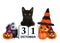 Kitten Calendar Reminder for Halloween