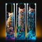 Kittens in test tubes. AI Generated