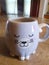 Kitty coffee cup hot chilly morning