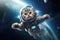 Kitty Odyssey in Space. Generative AI