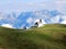 Kitzbuhel Alps â€“ chapel, mountains, grasslands, clouds, Central Eastern Alps by town of Kitzbuhel - Tyrol - Austria