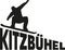 KitzbÃ¼hel with snowboard silhouette