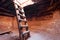 Kiva interior with the stairs