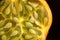 Kiwano melon Cucumis metuliferus, close up