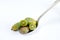 Kiwi berry on white background,