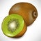 Kiwi fruit and slice