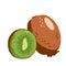 Kiwi fruit is a source of vitamin C