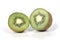 Kiwi fruit stillife isolated on white background healthy nutrition concept