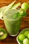 Kiwi honeydew smoothie