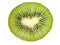 Kiwi isolated on white background with clipping pa