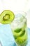 Kiwi mojito drink