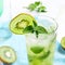 Kiwi mojito drink