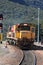 Kiwi Rail diesel-electric locos at Arthur`s Pass