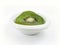 Kiwi on white plate