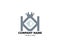 KK initial letter diamond shape logo template