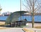 KLAIPEDA, LITHUANIA. Kurenas, an old fishing sailing vessel, on display at the Maritime Museum