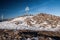 Klak hill in winter Mala Fatra mountains with clear sky