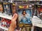 KLANG, MALAYSIA - 29 September 2020 : Hand hold a boxed set of Dragon Ball Android 17 Toy in the supermarket toy store.