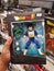 KLANG, MALAYSIA - 29 September 2020 : Hand hold a boxed set for sell of Dragon Ball Vegeta Toy in the supermarket.