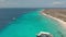 Klein Curacao island. Drone shooting