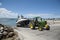 Kleinbaai Harbour in Gansbaai in the Western Cape South Africa. Dive boat