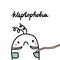 Kleptophobia hand drawn illustration with cute marshmallow and thief