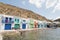 KLIMA, GREECE - MAY 2018: Colourfull old houses in fishermen town of Klima on Milos island, Greece