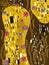 Klimt inspired abstract art