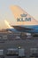 KLM 747`s Schiphol Amsterdam