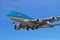 KLM Boeing 747-400M Combi With 100 Years Livery Landing