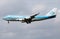 KLM Cargo Boeing 747-400 PH-CKA cargo plane arrive and landing at Amsterdam Schipol Airport