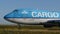 KLM CARGO Boeing B747 Taxi at schiphol netherlands