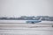 KLM Royal Dutch Airlines Boeing 737-700 PH-BGQ landing on snowy runway