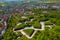 Klodzko Fortress - aerial view. Klodzko, Lower Silesia, Poland