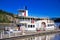 The Klondike Spirit paddlewheel in Dawson City, Yukon.