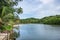 Klong Chao river on koh kood island at trat thailand.