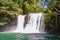 Klong Chao waterfall on koh kood island trat thailand