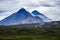 Kluchevskoy the biggest alive volcano in Eurasia, together with