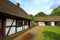 Kluki, Pomerania, Poland - Slowinski Village Heritage Park and Museum of Kluki - traditional XIX century cottage yard and house