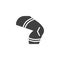 Knee Orthopedic Brace vector icon