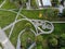 Kneipp Garden park aerial view in Birstonas