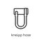 Kneipp hose icon. Trendy modern flat linear vector Kneipp hose i