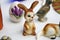 Knick Knacks of Easter Bunny and Egg