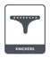 knickers icon in trendy design style. knickers icon isolated on white background. knickers vector icon simple and modern flat
