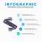knife, army, camping, swiss, pocket Infographics Template for Website and Presentation. GLyph Gray icon with Blue infographic