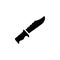 knife, choppericon. Simple thin line, outline  of Ban icons for UI and UX, website or mobile application