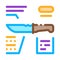 Knife Description Icon Vector Outline Illustration